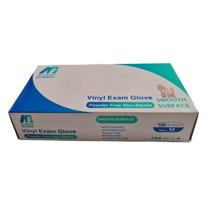 دستکش وینیل ضد حساسیت اینتکو مدل Maxens green - Image 2