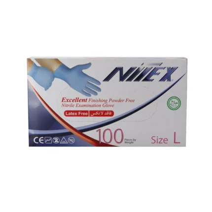 دستکش نیتریل نیتکس (op perfect) بسته 100 عددی